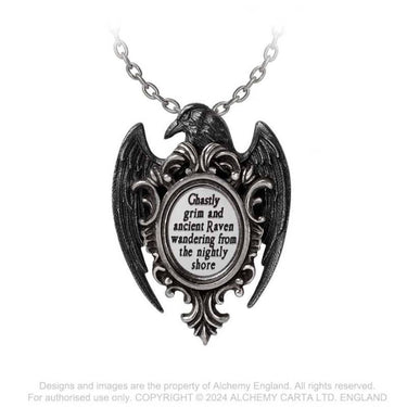 Quoth the Raven Pendant Necklace